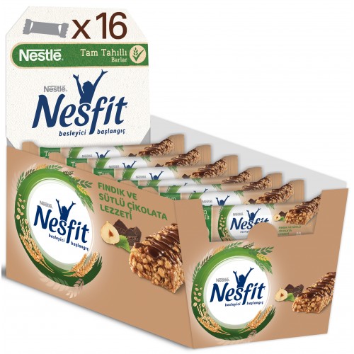 Nestle Nesfit Fındıklı Bar 22,5 gr x 16 Adet