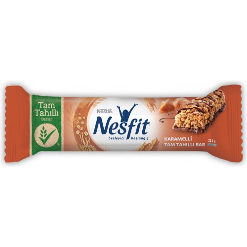 Nestle Nesfit Karamelli Tam Tahıllı Bar 23,5 gr