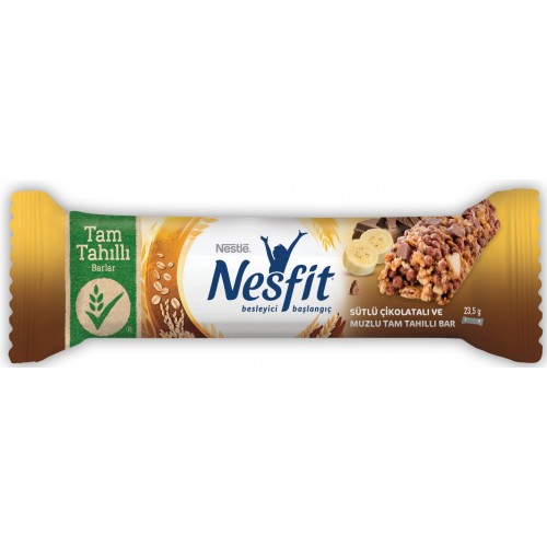 Nestle Nesfit Muzlu Çikolatalı Tam Tahıllı Bar 23,5 gr