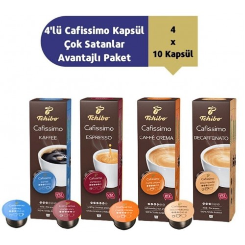 Tchibo Caffe Crema Serisi Colombia - Decaffeinato - Rich - Fine 10 lu