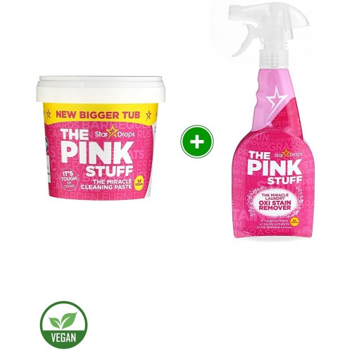 ThePinkStuff Temizlik Macunu 850gr+Oxi Leke Çıkarıcı Sprey 500 ml