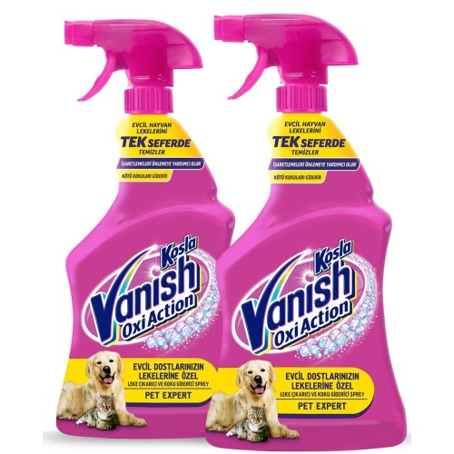 Vanish Kosla Pet Leke Çıkarıcı ve Koku Giderici Sprey 500 ml x 2 Adet Vanish Kosla Pet Leke Çıkarıcı ve Koku Giderici Sprey 500 ml x 2 Adet