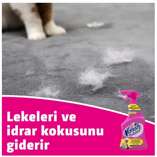 Vanish Kosla Pet Leke Çıkarıcı ve Koku Giderici Sprey 500 ml x 2 Adet Vanish Kosla Pet Leke Çıkarıcı ve Koku Giderici Sprey 500 ml x 2 Adet