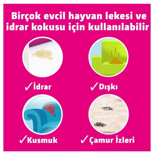 Vanish Kosla Pet Leke Çıkarıcı ve Koku Giderici Sprey 500 ml x 2 Adet Vanish Kosla Pet Leke Çıkarıcı ve Koku Giderici Sprey 500 ml x 2 Adet