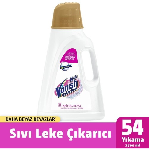 Vanish Sıvı Leke Çıkarıcı 54 Yıkama Beyaz 2,7 lt