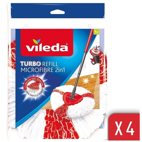 Vileda Turbo 2in1 Yedek Paspas x 4 Adet