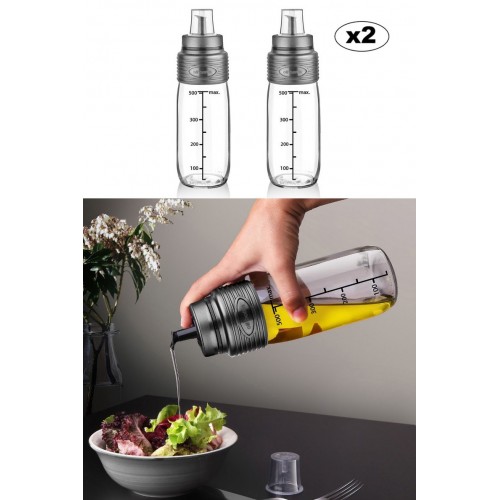 Queen's Kitchen 2 Adet Damlatmaz Lüx Ölçekli Gri Yağlık-Sirkelik