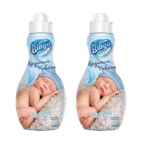 Bingo Soft Çamaşır Yumuşatıcısı Kuzumun Kokusu Oğluşum 1440ml x 2 Adet