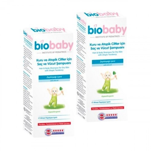 Biobaby Atopik Ciltler İçin Bakım Balmı ve Şampuan 300 ml x 2 Adet