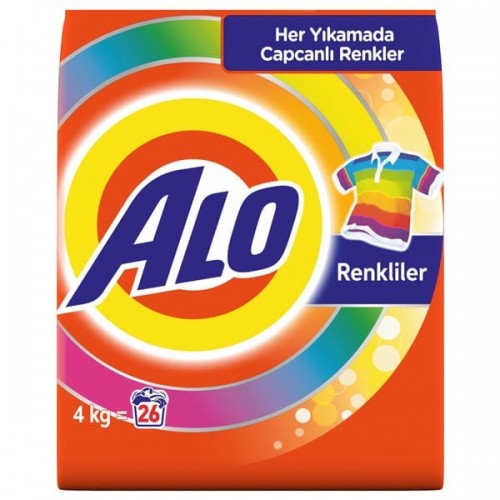 Alo Matik Çamaşır Deterjanı Canlı Renkler 4 Kg
