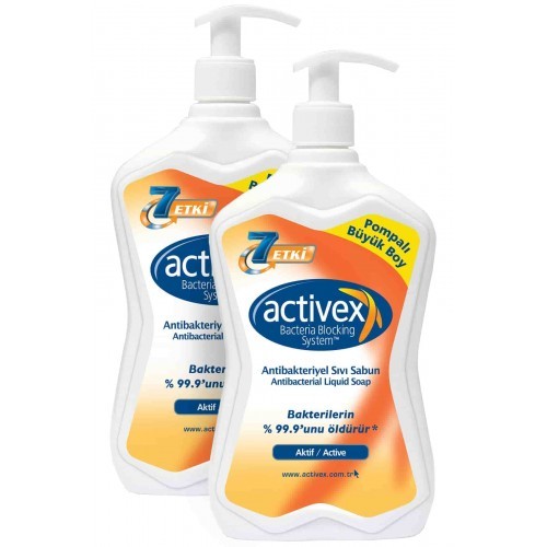Activex Antibakteriyel Sıvı Sabun 2li set Aktif 2 x 700 ml