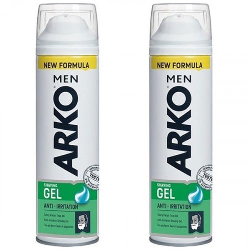 Arko Men Tıraş Jeli Anti Irritation 200 ml x 2 Adet