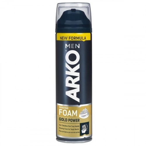Arko Men Tıraş Köpüğü Gold Power 200 ml