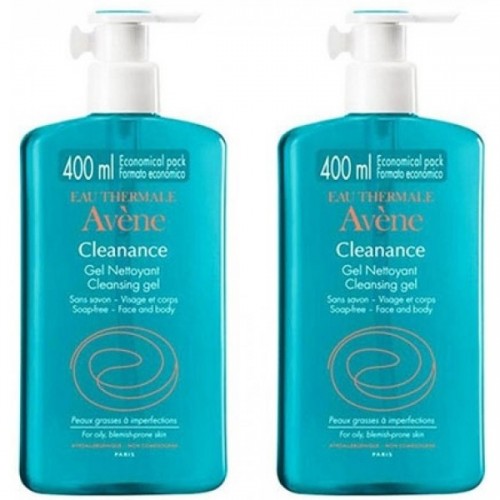 Avene Cleanance Nettoyant Yüz ve Vücut Temizleme Jeli 400 ml x 2 Adet