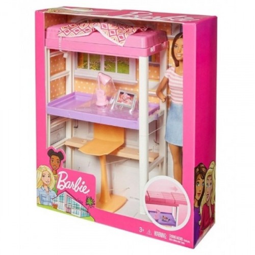 Barbie Bebek ve Oda Setleri Çalışma Masası FXG52