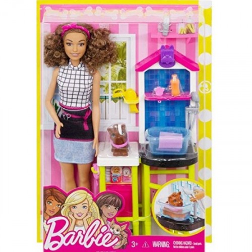 Barbie Evcil Hayvan Bakıcısı Oyun  Seti FJB31