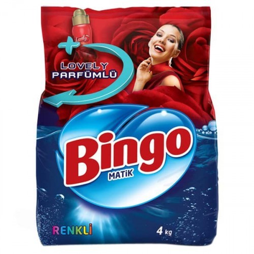 Bingo Matik Toz Çamaşır Deterjanı Renkli 4 kg