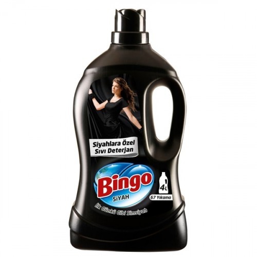 Bingo Sıvı Çamaşır Deterjanı Siyahlara Özel 4 lt