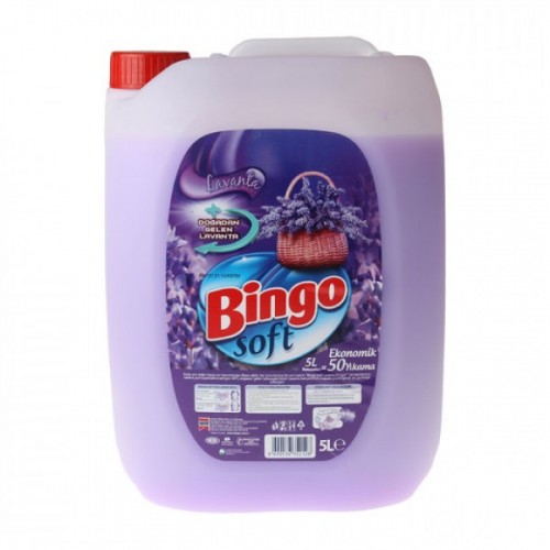 Bingo Soft Lavanta Rüzgarı Çamaşır Yumuşatıcısı 5 lt