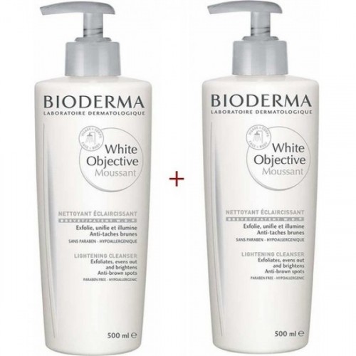 Bioderma White Objective Foaming Cleanser 500 ml (1 Alana + 1 Bedava)