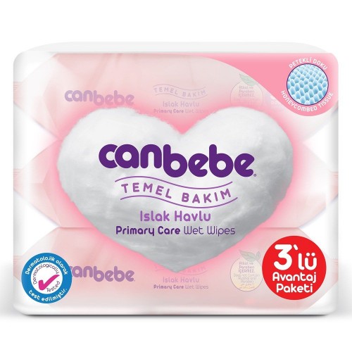 Canbebe Islak Havlu Temel Bakım 56x3 Adet (168 Yaprak)