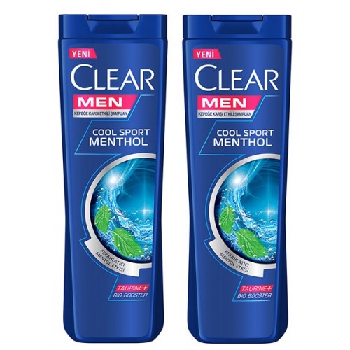 Clear Men Şampuan Cool Sport Menthol 500 ml x 2 Adet