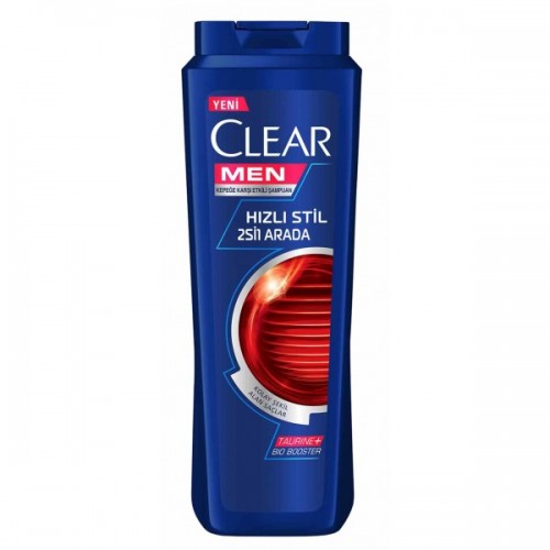 Clear Men Şampuan Hızlı Stil 2 si 1 Arada 500 ml