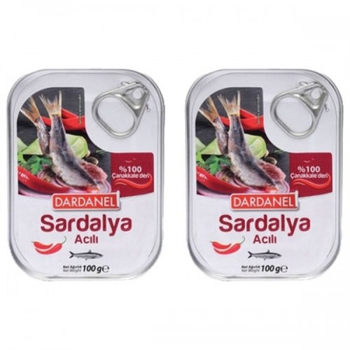 Dardanel Yağda Acılı Sardalya 105 gr x 2 Adet