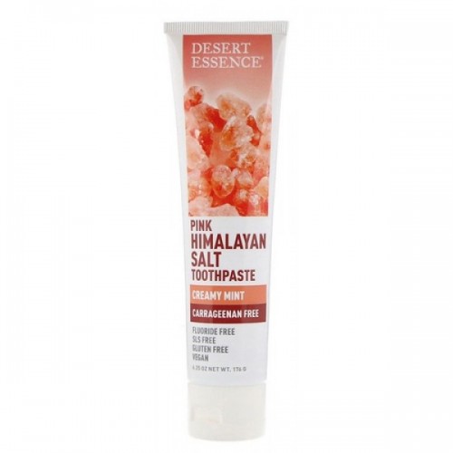 Desert Essence Doğal Çay Ağacı ve Pembe Himalaya Tuzu Özlü Diş Macunu