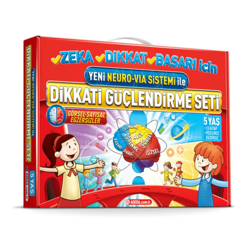 Adeda Dikkati Güçlendirme Seti (5 Yaş) - Osman Abalı
