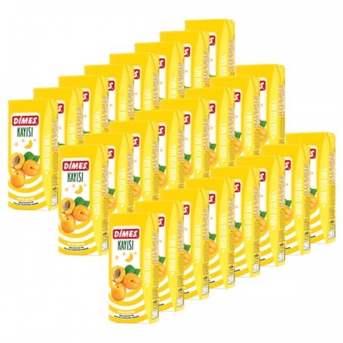 Dimes Meyve Suyu Kayısı 200 ml x 24 Adet