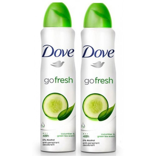 Dove Deodorant Sprey Go Fresh 150 ml x 2 Adet