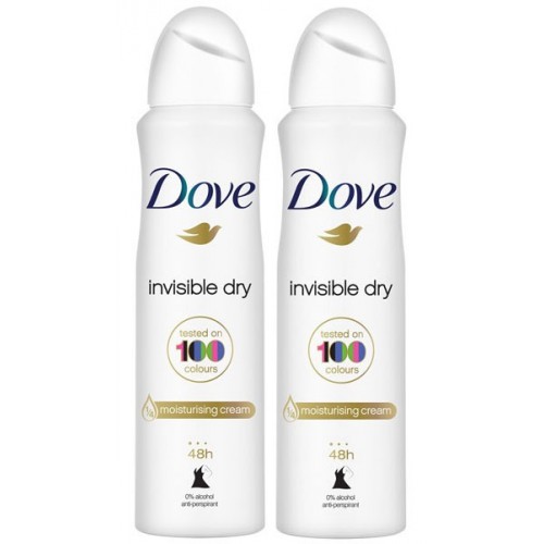 Dove Deodorant Sprey Invisible Dry 150 ml x 2 Adet