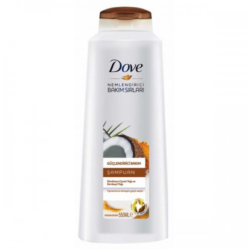Dove Şampuan Güçlendirici Bakım Hindistan Cevizi ve Zerdeçal 550 ml