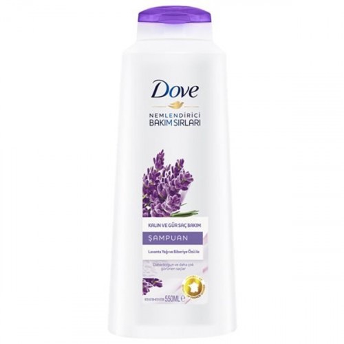 Dove Şampuan Kalın ve Gür Saç Bakımı Lavanta ve Biberiye Özlü 550 ml