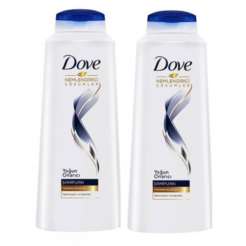Dove Şampuan Yoğun Onarıcı Yıpranmış Saçlar İçin 550 ml x 2 Adet