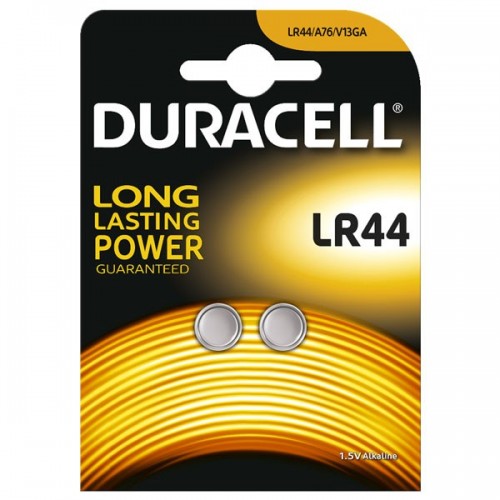 Duracell Düğme Pil LR44 2 li 1.5 Volt