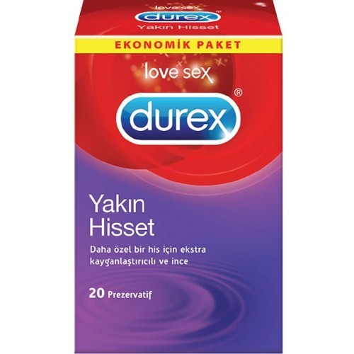 Durex Yakın Hisset Kondom 20 li