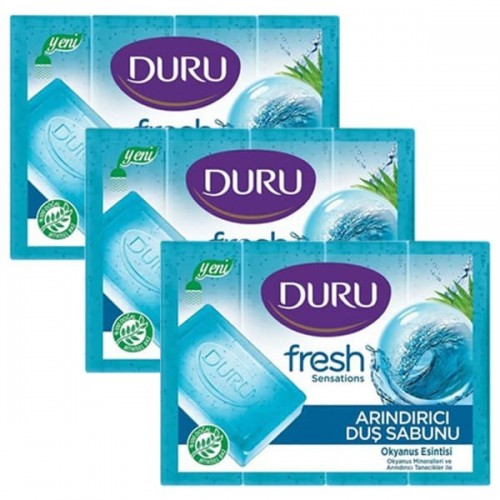 Duru Fresh Sabun Okyanus Esintisi 160 gr 4 lü x 3 Adet