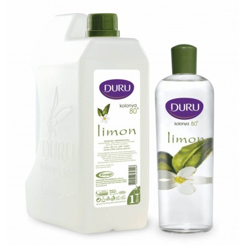 Duru Limon Kolonya Bidon 1lt + 400 ml Pet Şişe