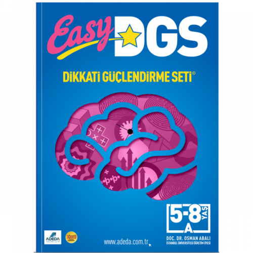 Easy DGS Dikkati Güçlendirme Seti 3. Kademe 5-8 Yaş A Kitapçığı - Osman Abalı