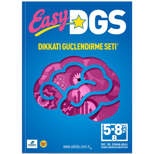 Easy DGS Dikkati Güçlendirme Seti 3. Kademe B Kitapçığı (5 - 8 Yaş) - Osman Abalı