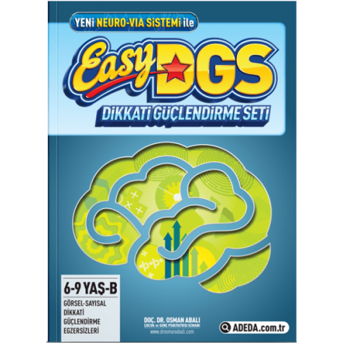 Easy Dikkati Güçlendirme Seti 6-9 Yaş B Kitapçığı - Osman Abalı