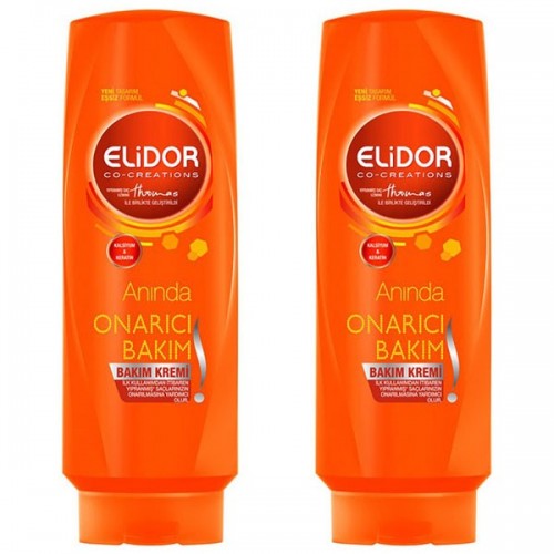 Elidor Saç Bakım Kremi Anında Onarıcı Bakım 500 ML x 2 Adet