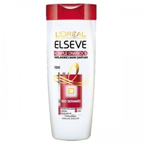 Elseve Şampuan Komple Onarıcı 5 Yıpranmış Kırılan Saçlar 650 ml