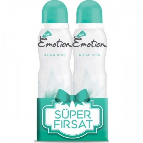 Emotion Aqua Kiss Deodorant 150 ml 2 li Paket