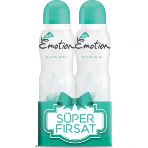 Emotion Aqua Kiss Deodorant 150 ml 2 li Paket