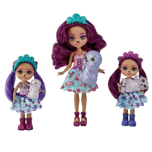 Enchantimals Görkemli Okyanus Krallığı Aile Serisi HCF94-HCF96