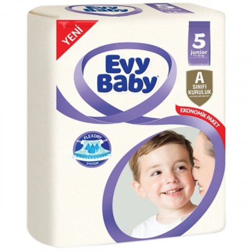 Evy Baby Bebek Bezi Jumbo Junior 5 Beden 30 lu