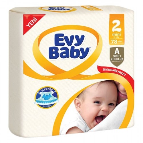Evy Baby Bebek Bezi Jumbo Mini 2 Beden 78 li